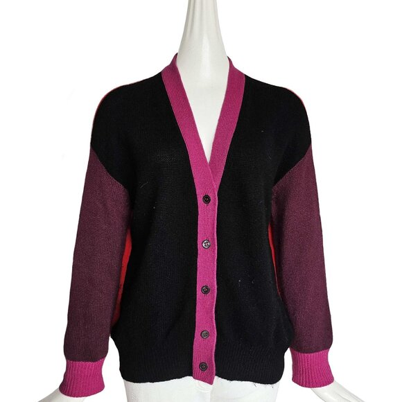 MARNI COLORBLOCK CASHMERE CARDIGAN (38) - Picture 1 of 8